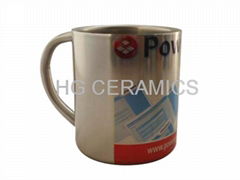 sublimation  double wall stainless steel mug