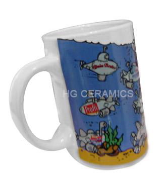 slant ceramic mug