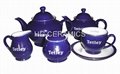 Ceramic teapot , suger, creamer, cup&saucer set