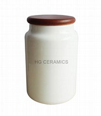 Sublimation coated Ceramic Canister,ceramic Canister,cookie jar