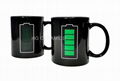 Battery  color change   mug  