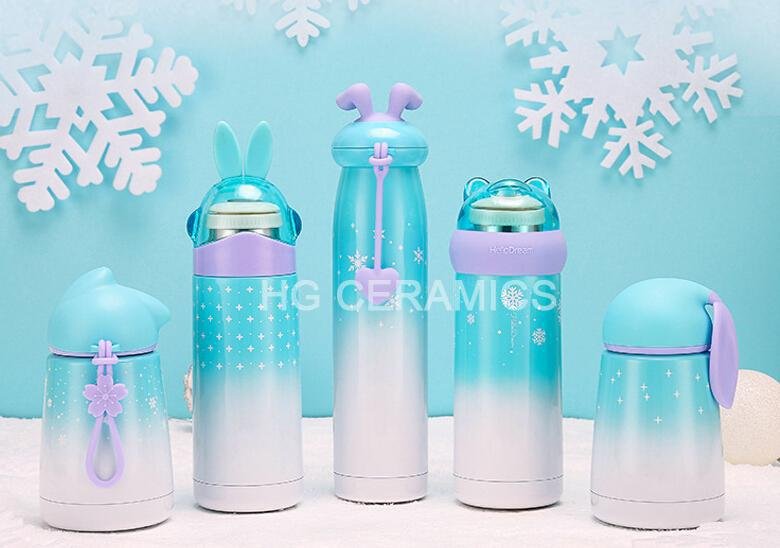 Sublimation Snow and ice series bottle 