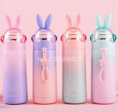 Sublimation Colour rabbit bottle  