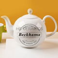 round ball teapot ,  fine bone china 