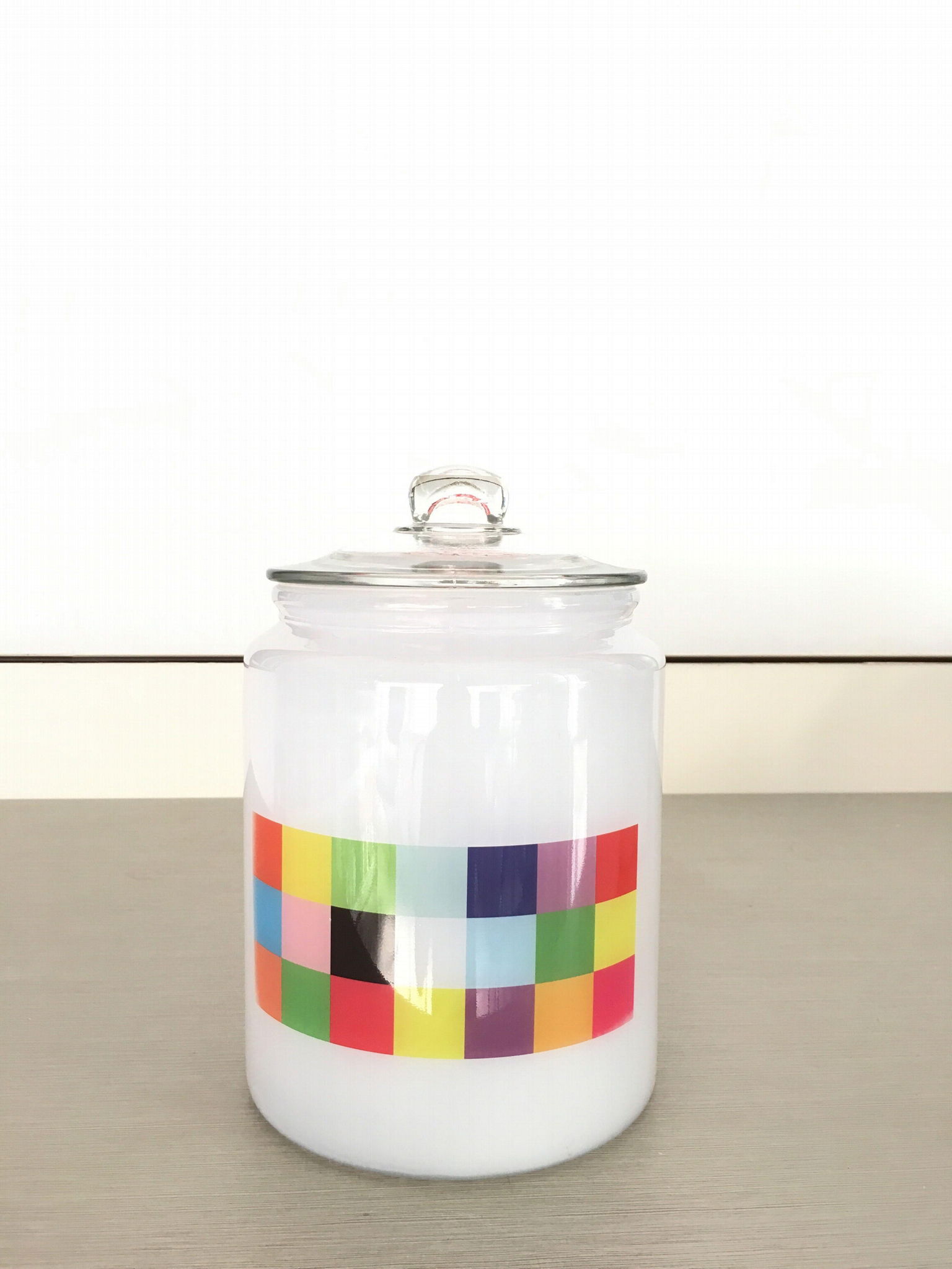 Glass canister , sublimation  3
