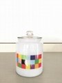 Glass canister , sublimation  3