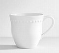 16oz Ceramic mug with embossed dots