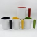 11oz sublimation mug with bamboo wood handle