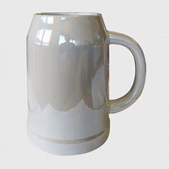 Pearl metallic Sublimation beer stein ,500ml