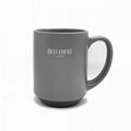 13oz light grey mug with dark grey