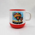 12oz sublimation mug with silicon base 1