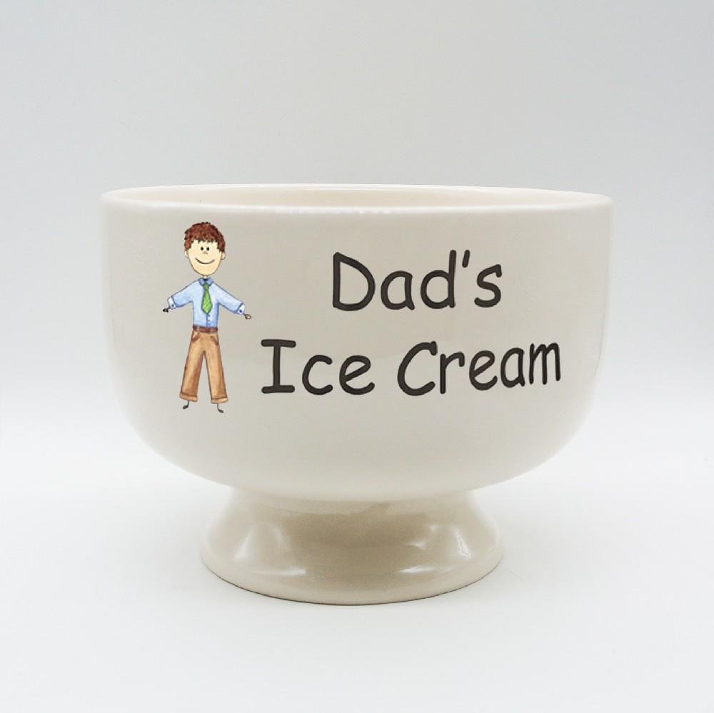 Ceramic ice cream bowl