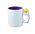 11oz two tone sublimation mug with spinner