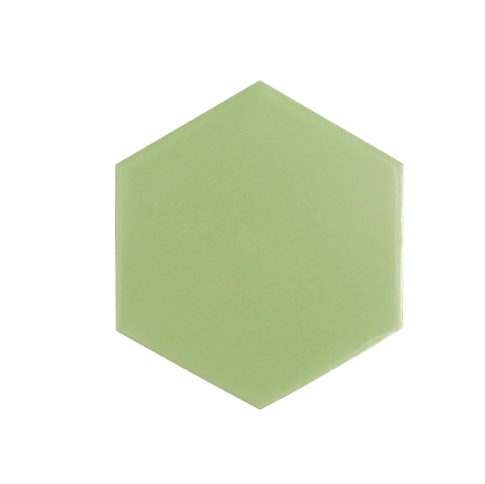 Color glazed hexagon ceramic coaster color coated for CO2 laser engraving 3
