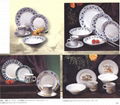 Porcelain dinner set