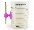 Ceramic schedule mug , 15oz