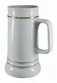 beer stein, sublimation coated