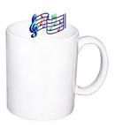 Music mug,sublimation coated