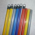 PVC coated wooden broom stick handle