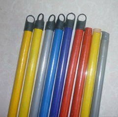 PVC coated wooden broom stick handle