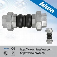 Twin Sphere Union Rubber Expansion Joint