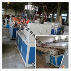 PVC profile shapes production line