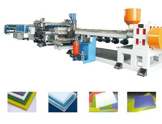 Hollow sheet production line 2