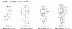 台湾友容CFriend BS88英标熔断器 LET125/F