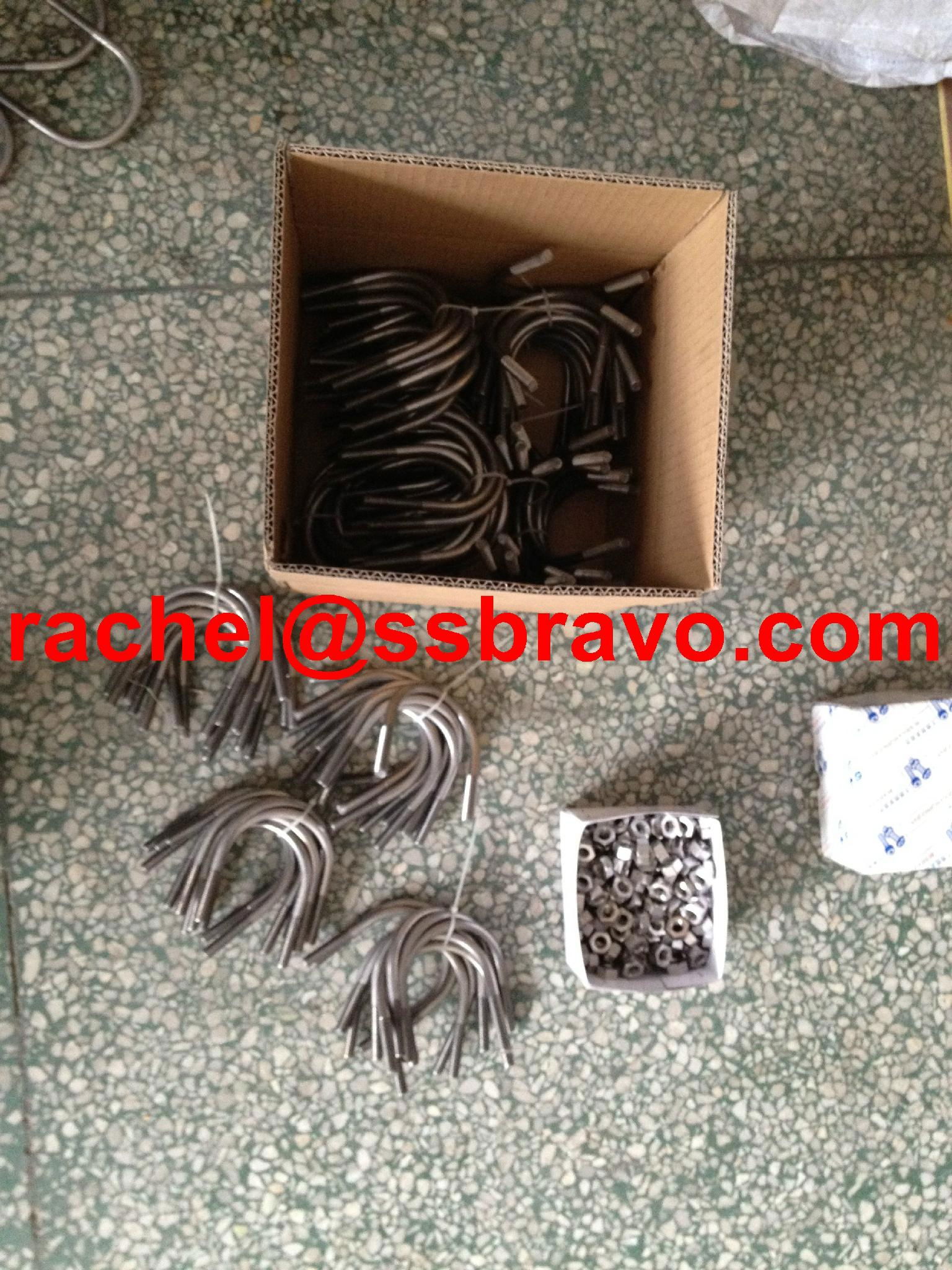 SAF2507 SS32750 u bolt full thread 1.4410 F53 Alloy stainless steel fastener
