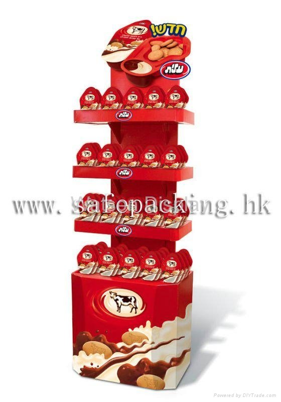 Candy Promotion Paper Cardboard Display 