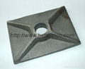 Formwork accessory:  Casting plate for tie rod system 1