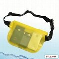 2015 popular pvc waterproof waist bag for all ages convenient to travel