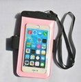 Waterproof Case for samsung note and iPhone 6 with Nylon Armband