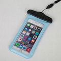 Low price PVC camping waterproof dry pouch for iphone 6 3