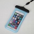 Low price PVC camping waterproof cellphone case for iphone 6
