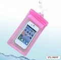 Low Cost Waterproof Bag with 3 Sealead Zippers for Samsung S3 S4
