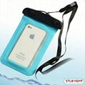 Beautiful convenient travel cell phone waterproof case