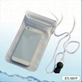 waterproof plastic phone bag /PVC waterproof phone bag /mobile phone waterproof 
