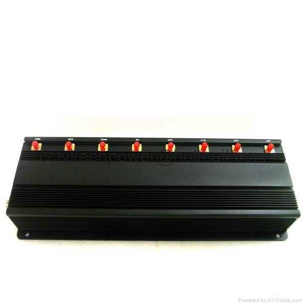 High Power WiFi GPS Cell Phone Jammer and UHF VHF Lojack Jammer 3