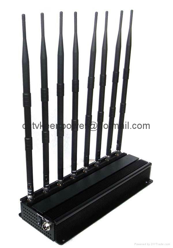 High Power WiFi GPS Cell Phone Jammer and UHF VHF Lojack Jammer 2