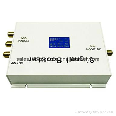 LCD Display GSM 900MHz Mobile Phone Signal Repeater Booster Amplifier with Whip  3