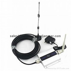 LCD Display Mini W-CDMA 2100MHz Mobile Phone 3G Signal Booster + Antenna with 10