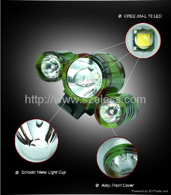 3000 lumens CREE dynamo lighting set driving lamp for bike 2