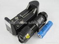 cree Q5 led torch zoomable contain 14500 rechargeable battery+charger  2