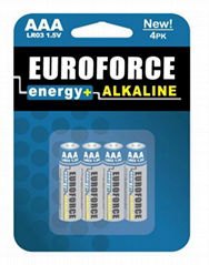 Alkaline Battery AAA size LR03
