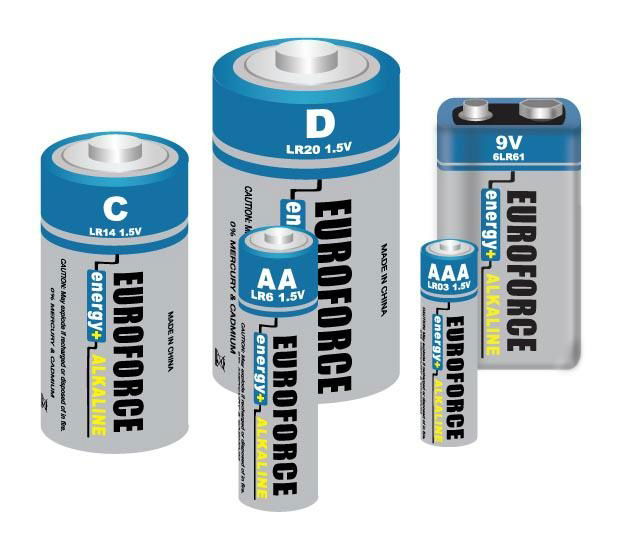 Alkaline Battery D size LR20 4