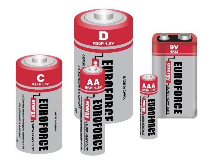 Zinc Manganese Battery C size R14 4