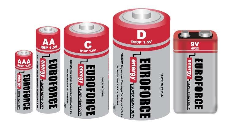 Zinc Manganese Battery C size R14 5