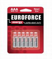 Zinc Manganese Battery AAA size R03 2