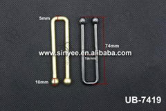 swimwear alloy front U RING